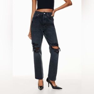 AGOLDE | '90s Jean Mid-rise Black/Charcoal relaxed jeans US 28